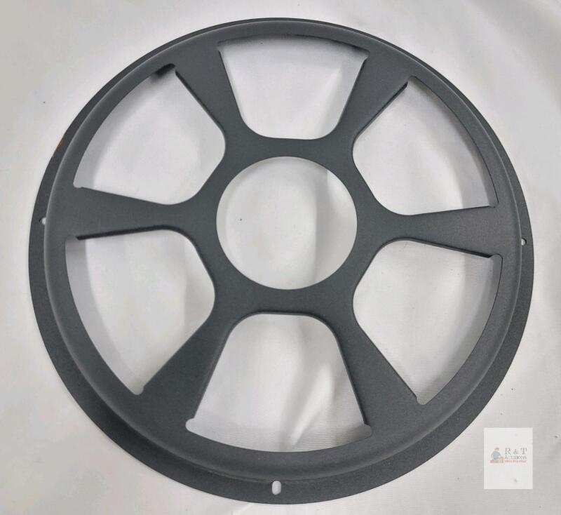 New 10" Black Power Coated Speaker Grill Cover