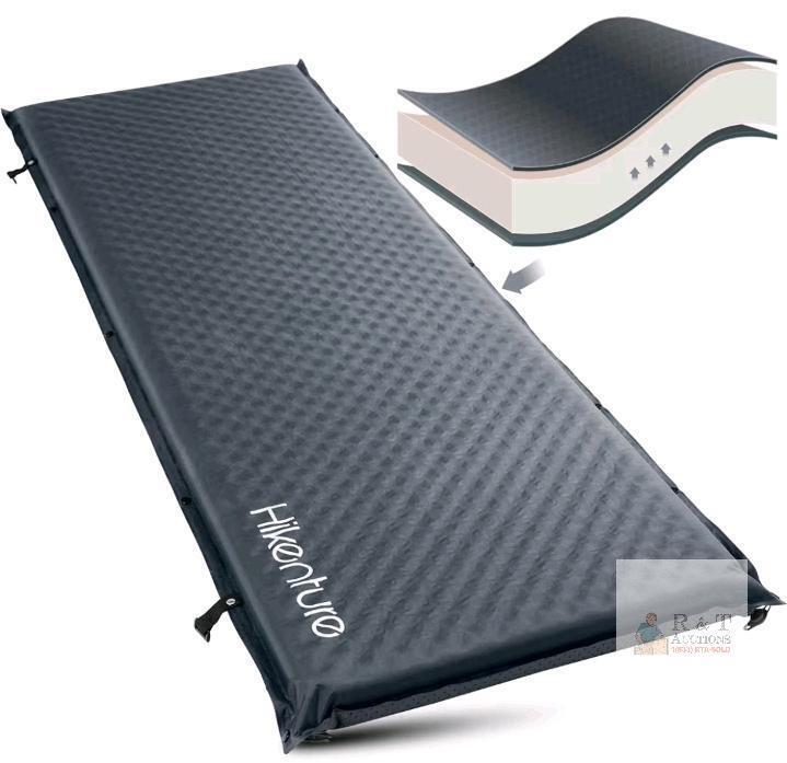 Hikenture 1190-C Ultra Thick Self-Inflating Mattress, 75.98" x 27.95", 5.4 R-Value