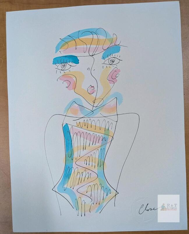 Signed Artwork. 11" by 14"