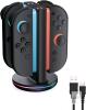 New 3rd Party Charging Dock for Nintendo Switch 2 JoyCon 2 Controller [Dual-Direction Charging Design] Magnetic, LED Indicator,4-in-1 Fast Charger Stand Station Compatible with Joy Con 2 Accessories - 2
