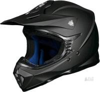 ILM-128S Motocross Helmet, Matte Black, Size L, DOT Certified, ABS Shell, Removable Liner new