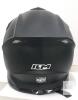 ILM-128S Motocross Helmet, Matte Black, Size L, DOT Certified, ABS Shell, Removable Liner new - 4