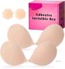New Size A Cup Women's Sticky on Bra Adhesive Push Up Lift Invisible Strapless Bras for Women Reusable for Backless Dresses