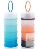 new Baby Formula Dispenser with 4 Stackable Compartments, BPA-Free, Dishwasher Safe