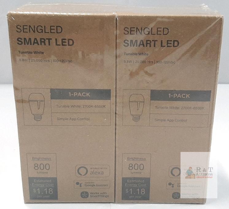 Sengled Smart LED Tunable White Bulb A19, 800 Lumens, 9.8W, 2700-6500K, App & Voice Control