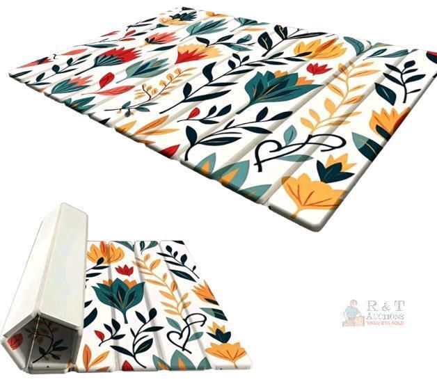 New Stone Bath Mat for Bathroom, Non Slip Stone Drying mats Quick Dry, diatomaceous Earth Absorbent Shower mat, Large Water Absorbing diatomite mat 12 by 16"