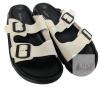 New Size 8 Men's Harssidanzar l Slides Sandals Double Buckle Adjustable Slides EVA Flat Sandals KM243CA - 2