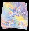 New Super Soft Fuzzy Flannel Glow-In-The-Dark Rainbow Unicorn Throw Blanket, 48" &times; 62"