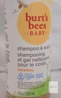 Burt's Bees Baby Shampoo & Wash Original, 8 fl oz, Tear-Free, 98.7% Natural, Pediatrician Tested