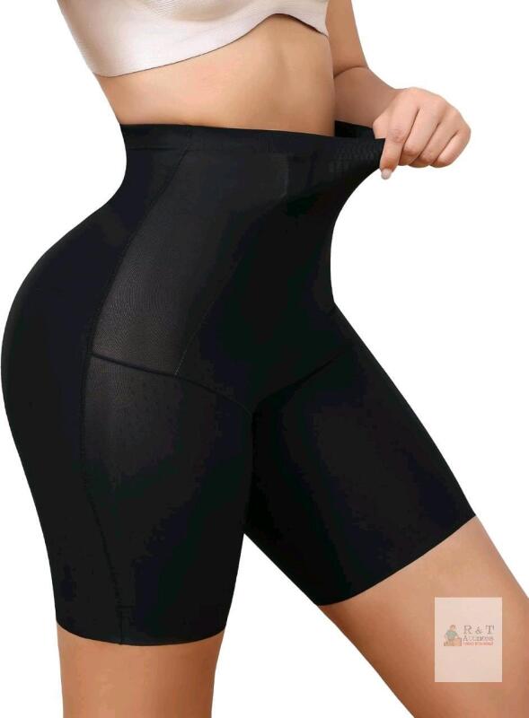 New Size MED Women's LEVAO High Waisted Tummy Control Shorts for Women Shapewear with Steel Bones, Seamless Body Shaper Panties Anti-Roll Down HA6223-01-M