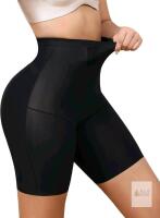 New Size MED Women's LEVAO High Waisted Tummy Control Shorts for Women Shapewear with Steel Bones, Seamless Body Shaper Panties Anti-Roll Down HA6223-01-M