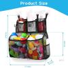 New Docmon Bath Toy Storage, 2 Layers Large Capacity Bath Toy Holder For Bathtub, Quick Dry Bath Toy Organizer With Buttom Zipper, - 2