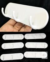 6 New Magnetic Key Holder with 3 Hooks for Refrigerator, Kitchen, and Laundry Rooms
