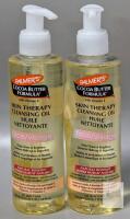 2 New PALMER'S Cocoa Butter Formula Skin Therapy Cleansing Oils For Face : Natural Rosehip