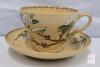 Wedgwood Etruria England Tea Cup and Saucer Set with Floral and Bird Motif - 3