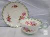 Shelley Fine Bone China Teacup & Saucer Blossom Time England Pink Cherry Blossom Floral Gold Trim