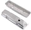 **Wow** A-Premium Aluminum Valve Covers with Holes Retro Finned Polished Compatible with 1958 - 1986 Small Block Chevy SBC Engines . Retail $218 - 2