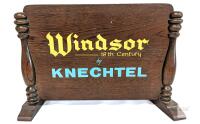Vintage 1960s Canadian Knechtel Furniture Store Wooden In-Store Advertising Sign, 20.5" &times; 6" &times; 14.5" High