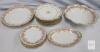 Antique Charles Field Haviland Limoges Porcelain Dinnerware Set, Schleiger 1073A Pattern