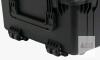 MEIJA Waterproof Rolling Hard Case 24.6"x19.7"x14.4", Retractable Handle, Foam Insert, Black new - 4