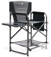 Ever Advanced Extra Wide Directors Chair, Steel Frame, 350 lbs Capacity, Foldable with Side Table