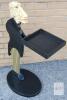 " James the Butler " Serving Tray Side Table . Measures 32 &frac34;" Tall - You have seen him so many times when you visit us!