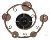 Large 23.5" Tall Funky Metal Wall Clock, Tested For Power (Needs 1 AA Battery) - 2
