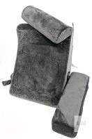 Modular Backrest Reading Pillow With 1 Armrest & Top Pillow, Largest Pillow 15.75" &times; 12.4" &times; 18.5"