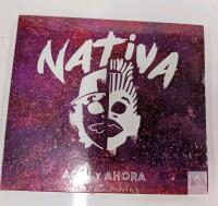Nativa - Aqu&iacute; y Ahora CD Album, 2023 Release, Hip-Hop/Rap Genre, Featuring L&aacute;grimas de Sangre, Sharif, JazzWoman