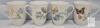 Lenox Butterfly Meadow "Eastern Tailed Blue" Porcelain Mug Set &ndash; 12 oz Capacity, Scalloped Rim Design-PREOWNED