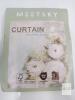 MEETSKY Linen Curtains, 52"x84", Light Blue/Grey, OEKO-TEX Certified - 2