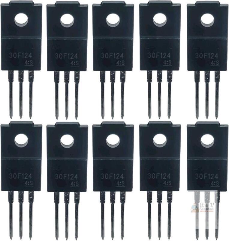 New 10PCS GT30F124 30F124 TO-220F IGBT Transistor