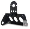 3 New Universal Motorcycle Side Plate Mount Bracket, Black Powder-Coated Steel, X002XQ12IT - 4