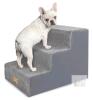 Nopfaivy 3-Step Dog Stairs, Gray, 13.4" High, Foam, Removable Cover, for Small/Medium Pets