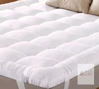 BEDEL Mattress Topper, Approx. 3" Thick, Shredded Memory Foam Fill, Bamboo Viscose Cover
