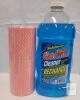 Solutions Glass/Verre Cleaner with Ammonia 67.6 FL OZ (2L) + Cleaning Cloth Roll