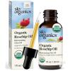Sky Organics Organic Rosehip Oil, 1 fl oz, USDA Certified Organic, Amber Bottle with Dropper