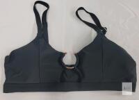 NEW Black Cutout Bralette with Gold Hardware, Size Medium