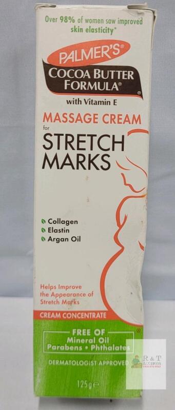 Palmer&rsquo;s Cocoa Butter Formula Stretch Mark Massage Cream 125g, Collagen, Vitamin E, Hypoallergenic