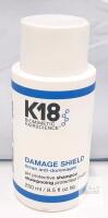 K18 Damage Shield pH Protective Shampoo 8.5 fl oz (250 ml), Vegan, For Damaged Hair open bottle 99% full