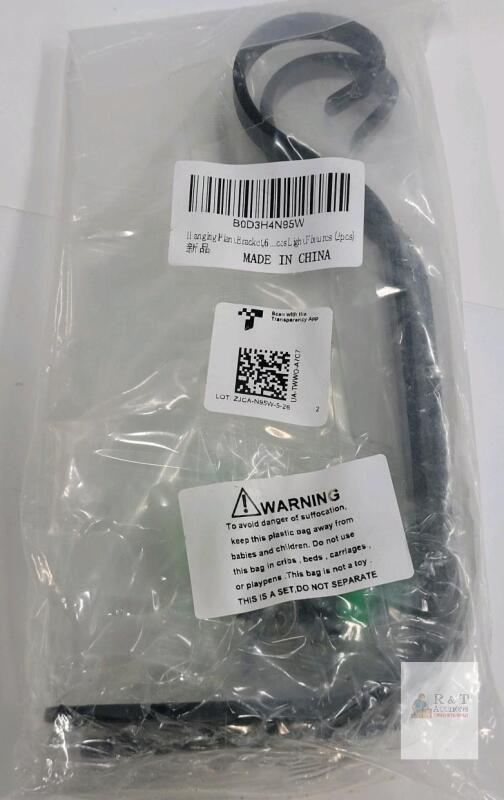 12" Heavy-Duty Black Iron Hanging Plant Brackets, Set of 2, 120 lb Capacity
