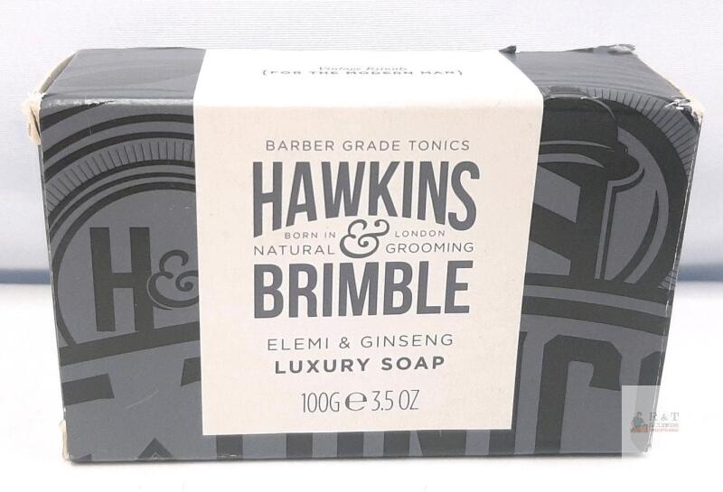 Hawkins & Brimble Elemi & Ginseng Luxury Soap 3.5 oz Plastic-Free, Natural Ingredients, 5060495672309