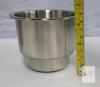 Stainless Steel Cup Holder Insert with Drain Hole and Neoprene Pad, 4.25" OD, 3.5" ID, 3.5" Height - 2