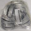 20-Pack Silver Metal Mason Jar Lids with Straw Holes for Regular Mouth Jars