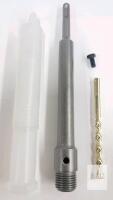SDS Plus to 1/2"-20 UNF Threaded Adapter Kit with Drill Bit and Storage Tube