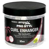 Ampro Pro Styl Curl Enhancer Gel Activator, 10 oz, Alcohol-Free, Vegan Formula