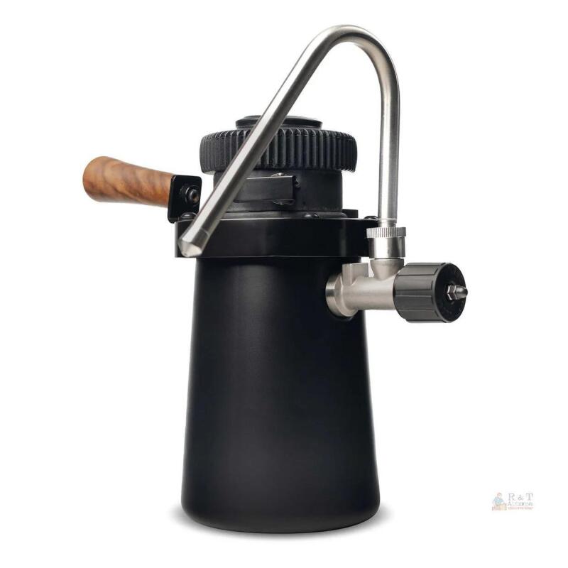 Flair Wizard Manual Steamer, 2.5 Bar Pressure, 8.5 oz Capacity, Wood Handle, Stainless Steel Wand