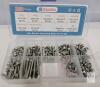 Kozelo 280pc Metric Hex Socket Cap Screw Assortment + TGN 304SS 1/4-20 Button Head Screws 50pc - 2