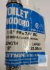 Eastman Steel-Flex 9" Stainless Toilet Supply Line 1/2" FIP x 7/8" BC - 2