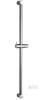 New - OFFO Shower Head Slide Bar , 33" . Segmental . Installation Distance 20-32 in with 360&deg;Adjustable Handheld Shower Head Holder for Bathroom, Screw Wall Mounted, Chrome . - 2